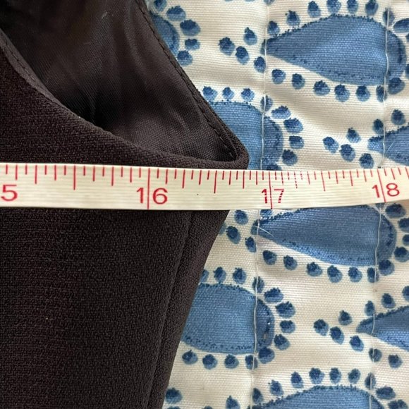 ISABELLA DEMARCO Deep Brown‎ Belted Dress Size 6 - Picture 9 of 12